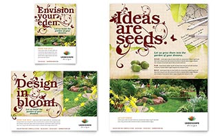 Landscape Design Flyer & Ad Template