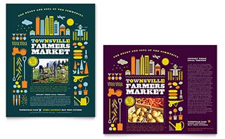 Farmers Market Poster Template