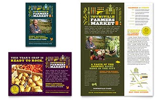 Farmers Market Flyer & Ad Template