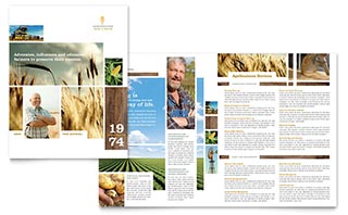 Farming & Agriculture Brochure Template