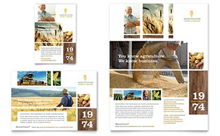 Farming & Agriculture Flyer & Ad Template