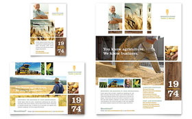 Farming & Agriculture Flyer & Ad Template Design