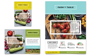 Organic Food Flyer & Ad Template