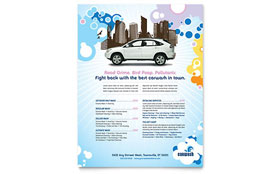 Car Wash Flyer Template Design