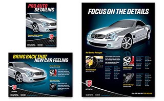 Auto Detailing Flyer & Ad Template