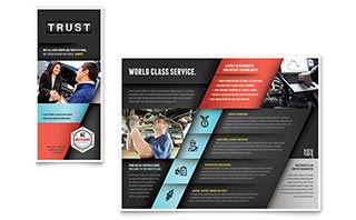 Auto Mechanic Brochure Template