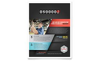 Auto Mechanic Flyer Template