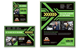 Oil Change Flyer & Ad Template