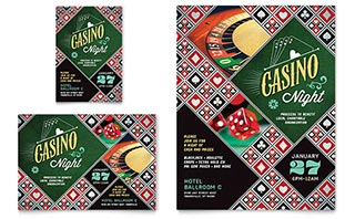 Casino Night Flyer & Ad Template