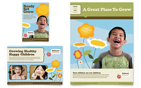 Child Development School Flyer & Ad Template Design