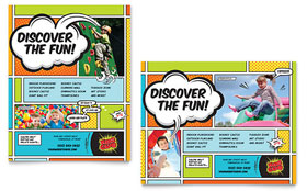 Kids Club Poster Template Design