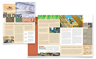 Home Builders & Construction Newsletter Template