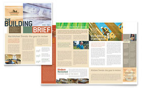 Home Builders & Construction Newsletter Template Design