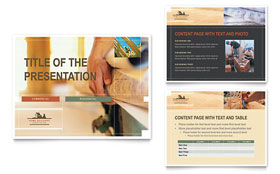 Home Builders & Construction PowerPoint Presentation Template Design