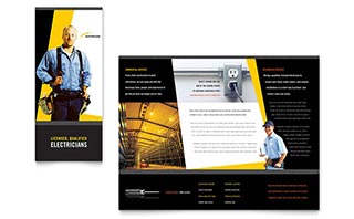 Electrician Brochure Template