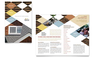 Roofing Contractor Brochure Template