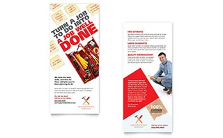 Handyman Services Rack Card Template