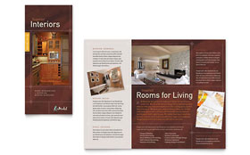 Home Remodeling Tri-Fold Brochure Template - InDesign, Illustrator, Word, Publisher, Pages