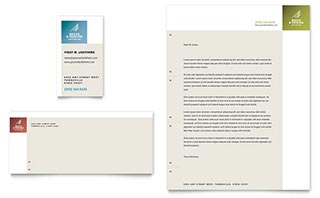 Decks & Fencing Business Card & Letterhead Template