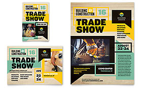 Builder's Trade Show Flyer & Ad Template Design