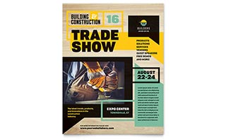 Builder's Trade Show Flyer Template