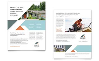 Roofing Company Datasheet Template