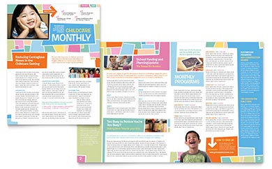 Newsletter Template - Graphic Design Template