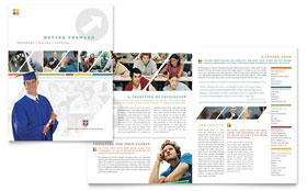 College & University Brochure Template Design