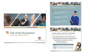 College & University PowerPoint Presentation Template Design