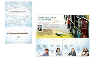 Academic Tutor & School Brochure Template