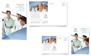 Nursing School Hospital Postcard Template