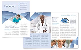 Nursing School Hospital Newsletter Template