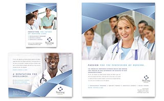 Nursing School Hospital Flyer & Ad Template