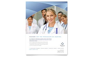 Nursing School Hospital Flyer Template