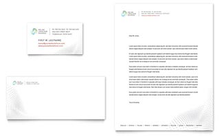 Language Learning Business Card & Letterhead Template