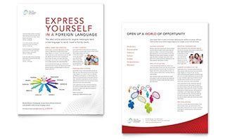 Language Learning Datasheet Template