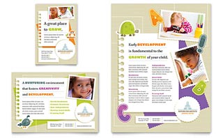 Kindergarten Flyer & Ad