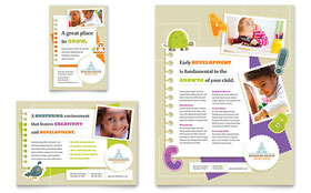 Kindergarten Flyer & Ad Template Design