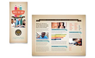 Tutoring School Brochure Template