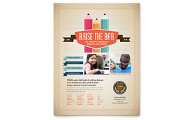 Tutoring School Flyer Template Design