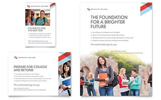 Community College Flyer & Ad Template