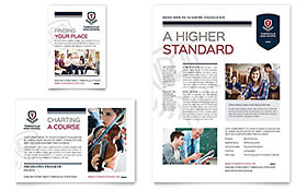 High School Flyer & Ad Template Design