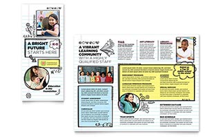 Elementary School Brochure Template