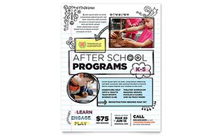 Elementary School Flyer Template