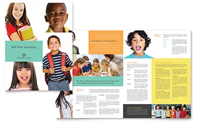 Charter School Brochure Design Example