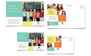 Charter School Postcard Template