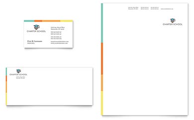 Charter School Business Card & Letterhead