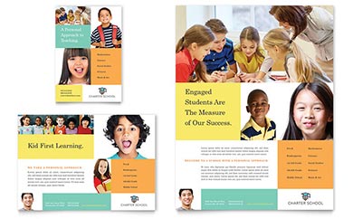 Charter School Flyer & Ad Download