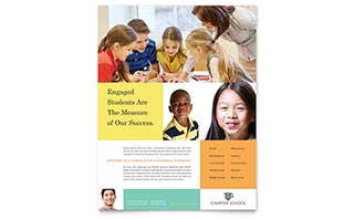 Charter School Flyer Template