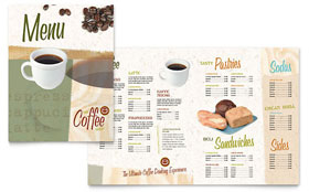 Coffee Shop Menu Template Design